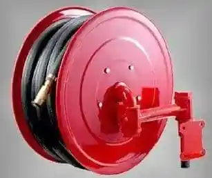 Fire Hose Reel Drum installed in hydrant system