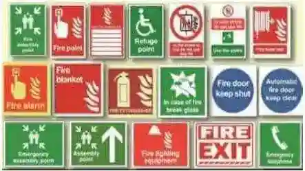Fire signages
